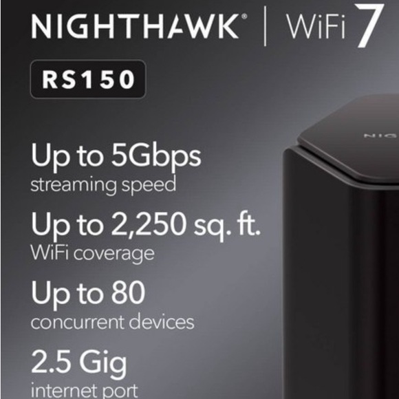 Netgear Nighthawk BE5000 wifi router model RS150 - Picture 7 of 8